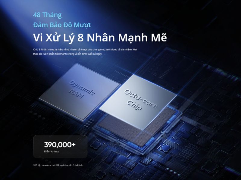 Hiệu năng ổn định trên Realme Note 80