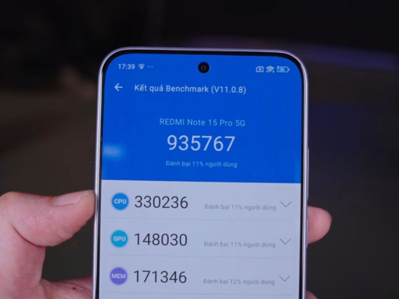 Antutu chipset ấn tượng