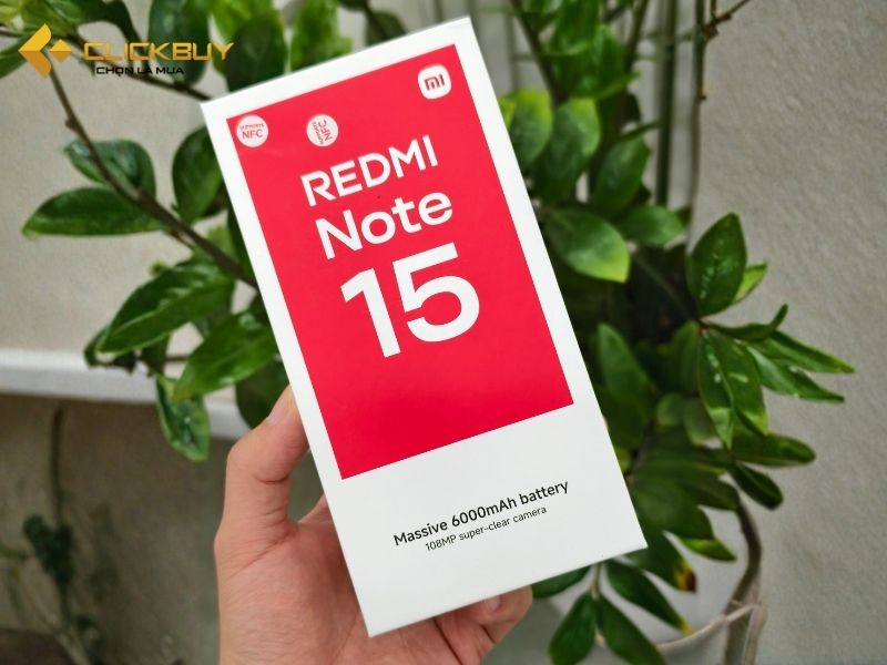 Đập hộp Redmi Note 15 có gì