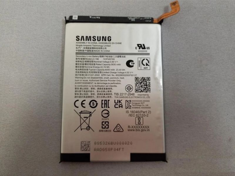 Viên pin của Galaxy A07 5G