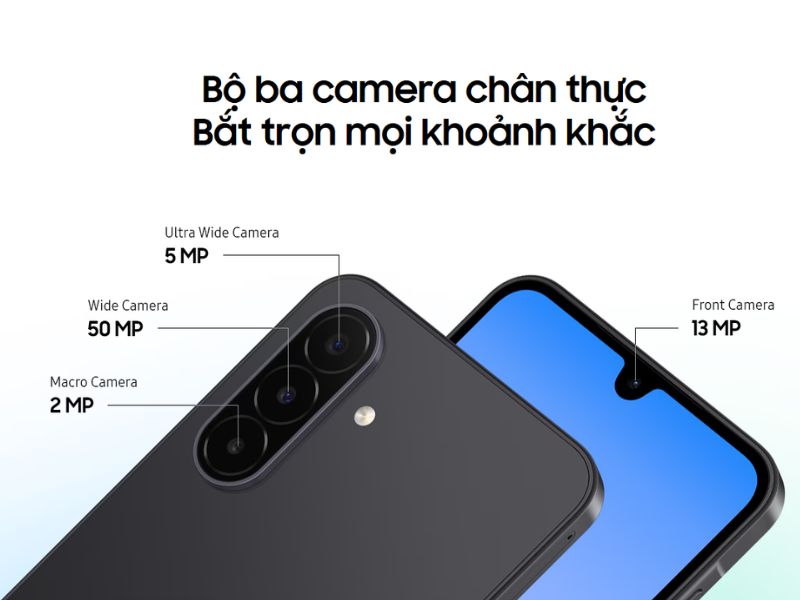 Camera 50MP trên Samsung Galaxy A18