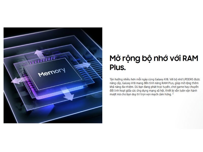 Hiệu năng mạnh mẽ trên Samsung A18