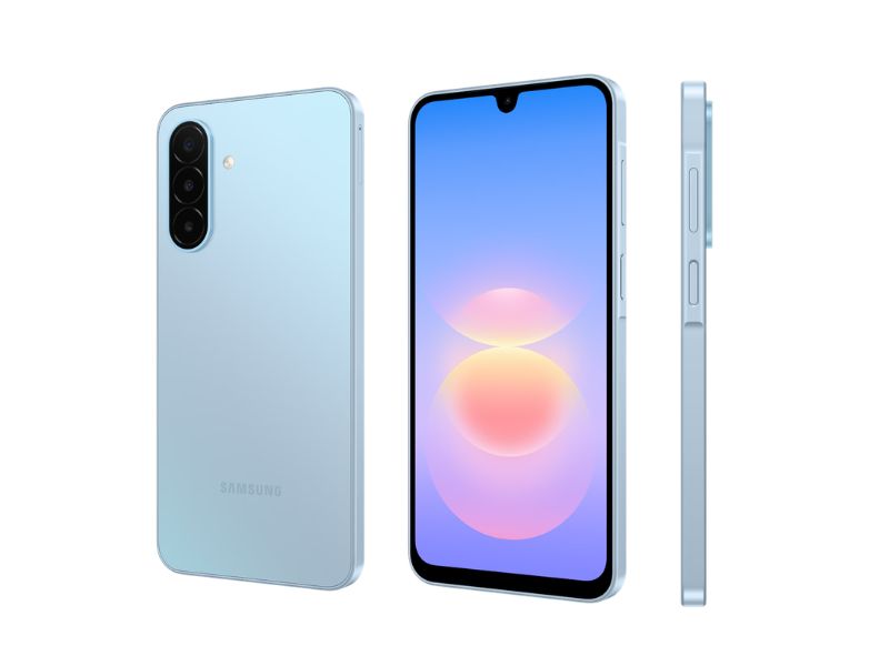 Thiết kế mỏng nhẹ trên Samsung Galaxy A18