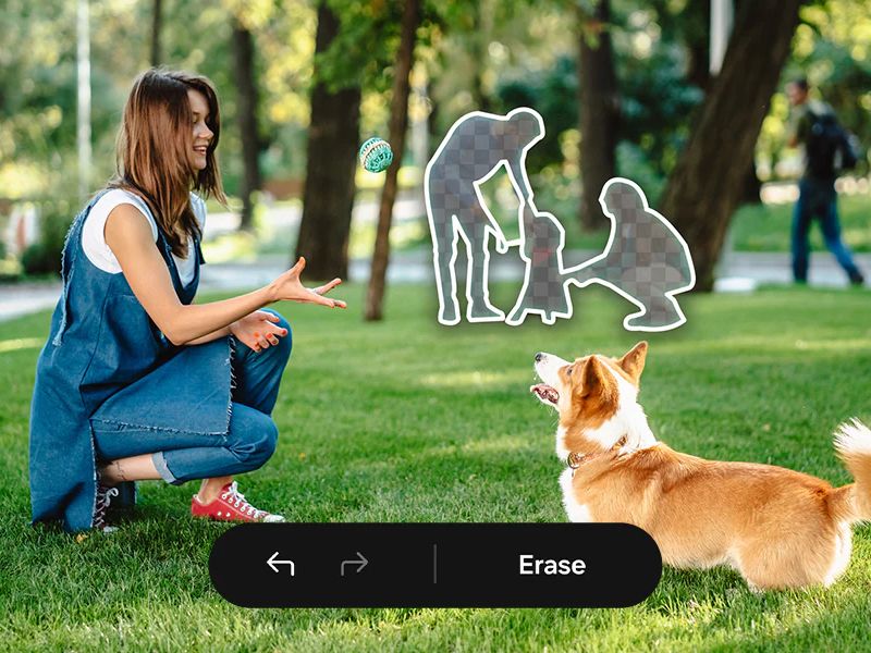 Tính năng xoá vật thể bằng AI trên Samsung Galaxy A27