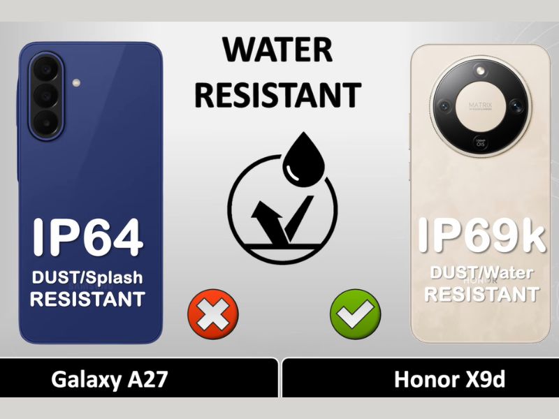 HONOR X9d bền bỉ hơn Samsung Galaxy A27