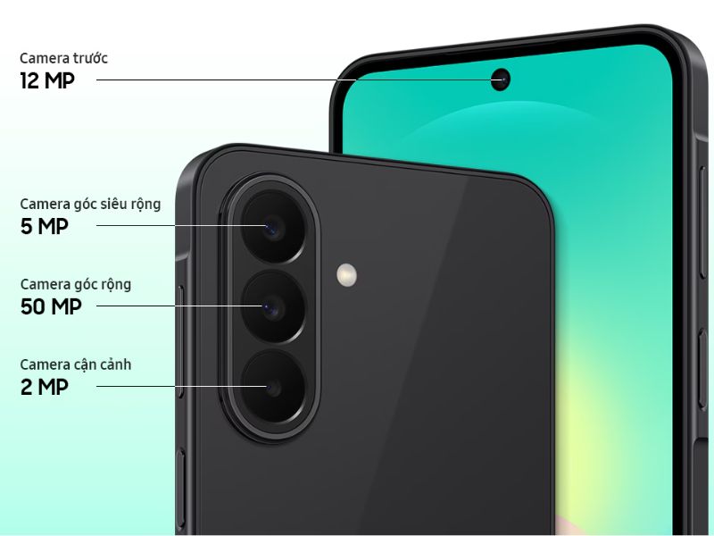 Chi tiết thông số camera Samsung A27
