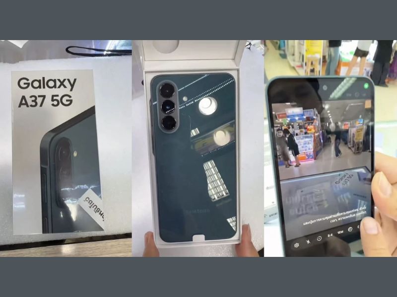 Kích thước Samsung Galaxy A37 thực tế