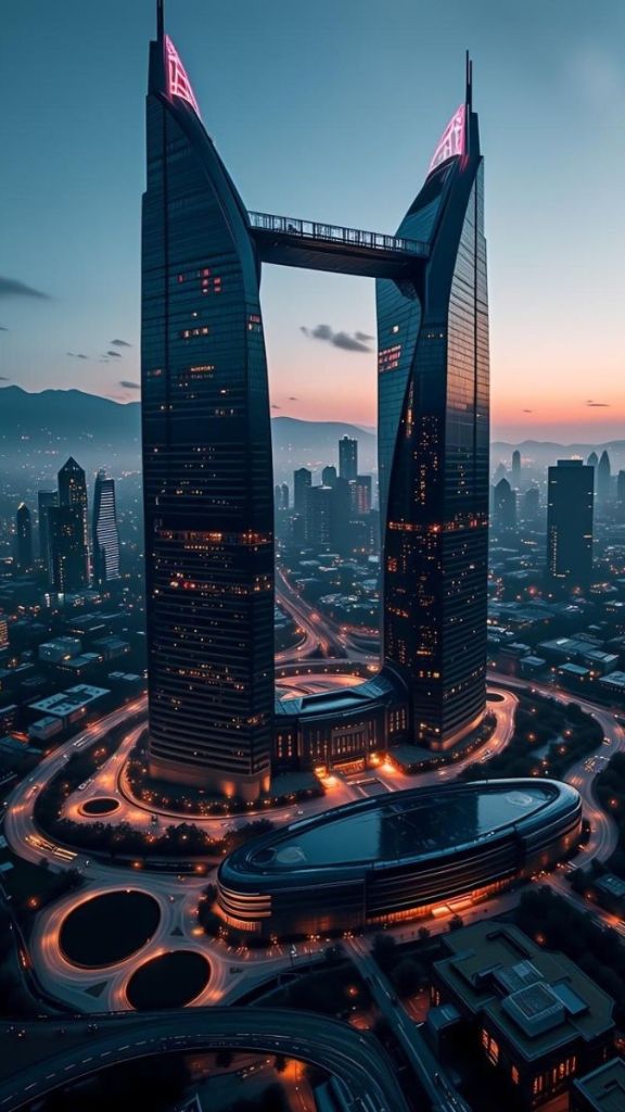 Hình nền S26 Plus thành phố đô thị