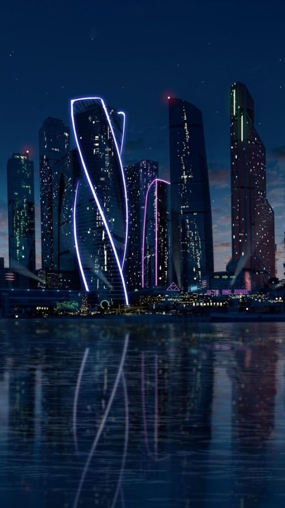 Hình nền S26 Plus thành phố siêu đẹp