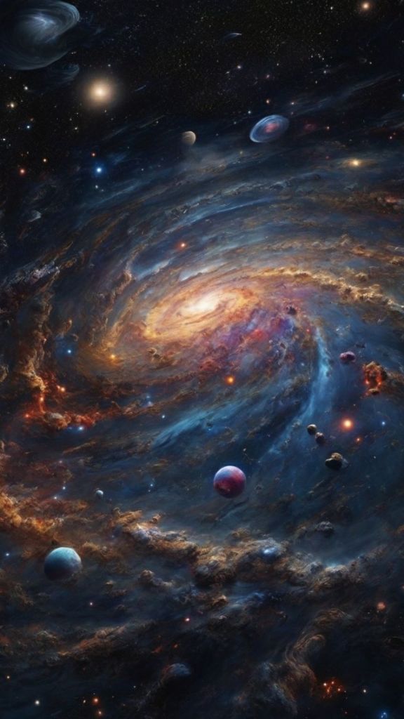 Hình nền Galaxy S26 Plus về vũ trụ đẹp