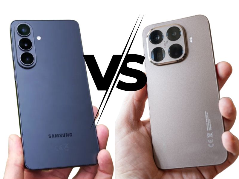 Thiết kế của Galaxy S26 Plus với Mi 15T Pro có gì khác biệt