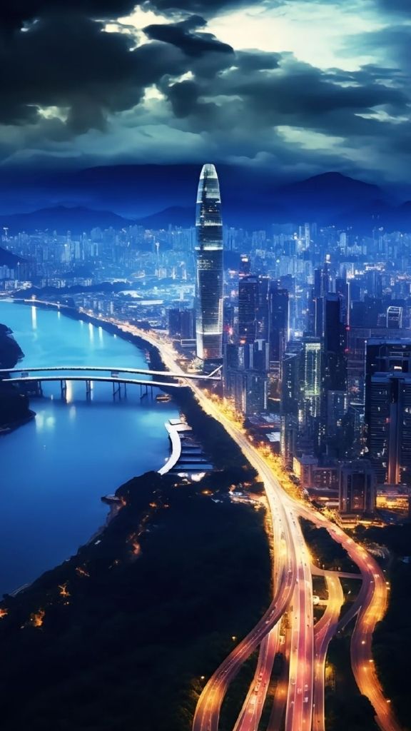 Hình nền Galaxy S26 Ultra chủ đề thành phố và kiến trúc