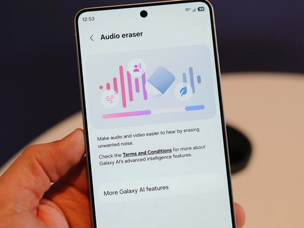  AI Audio Eraser là gì trên Samsung Galaxy S26