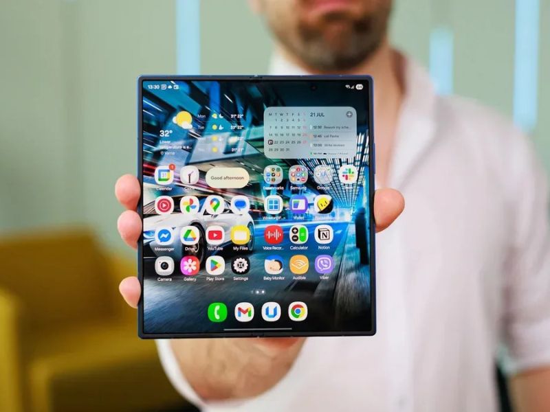 Dung lượng pin 5000mAh với công nghệ pin mới trên Galaxy Z Fold8