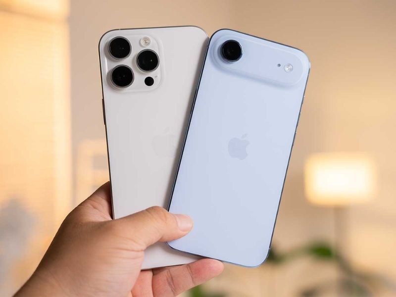 So sánh chi tiết iPhone Air và iPhone 16 Pro Max