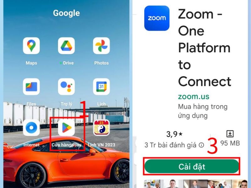Hướng dẫn các bước tải Zoom trên Àndroid