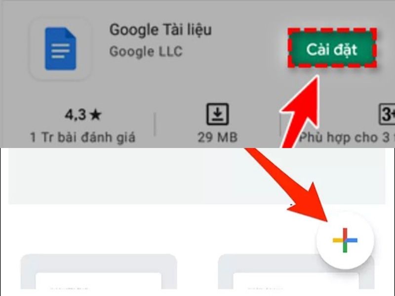 Thao tác tạo file PDF trên điện thoại bằng Google Docs