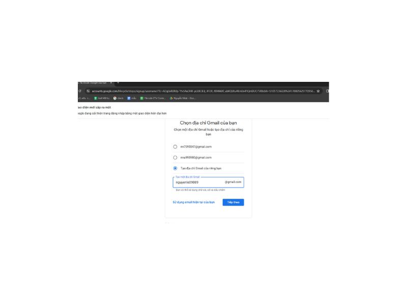 Cách tạo tài khoản Gmail không cần số điện thoại trên máy tính