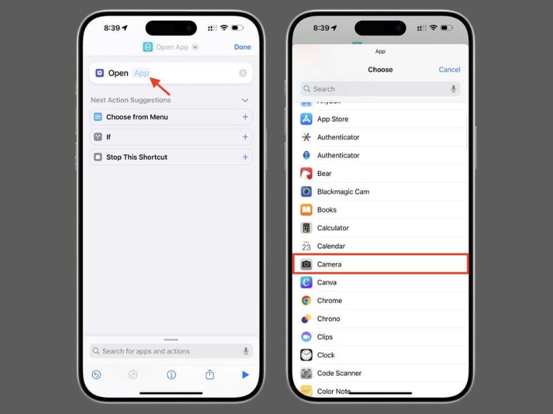 Tắt và mở lại ứng dụng camera
