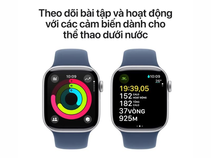 Nhiều chế độ tập luyện của Apple Watch Series 10 46mm GPS