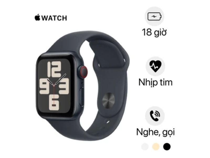 Tìm hiểu về Apple Watch Series SE 2024 40mm LTE