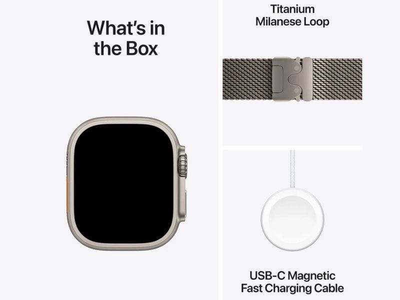 Apple Watch Ultra 2 2024 Milanese Loop trong hộp