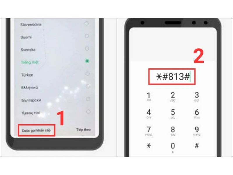 mở khóa Oppo bằng cuộc gọi khẩn cấp