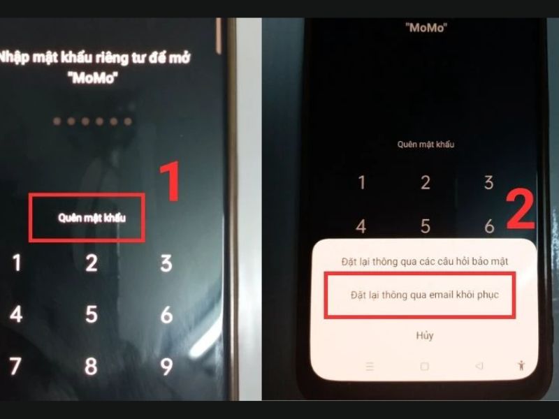 Đặt lại mật khẩu Oppo bằng email