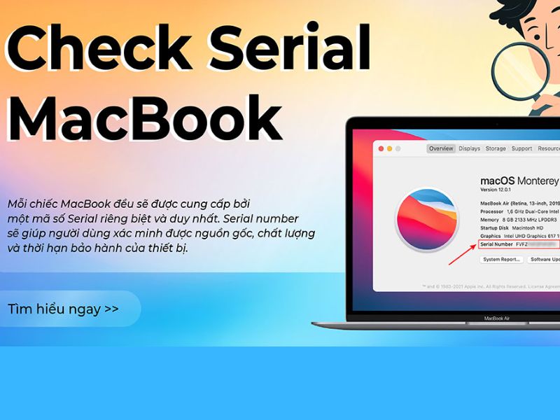 Check serial MacBook là gì?