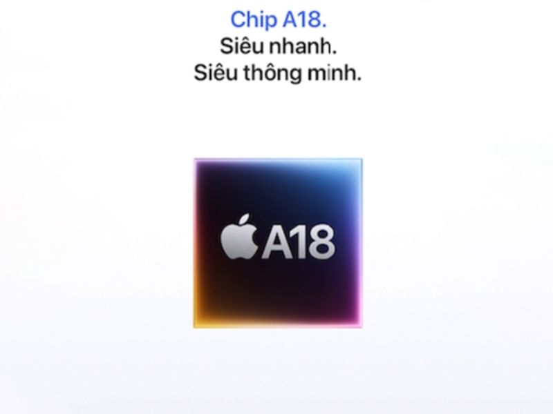 Chip A18 mới của iPhone 16