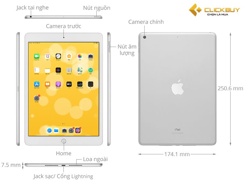 Tìm hiểu về iPad Gen 8 LTE cũ