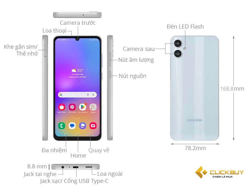 Tìm hiểu về Samsung Galaxy A05