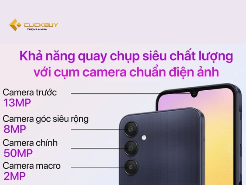 Camera của Samsung Galaxy A25