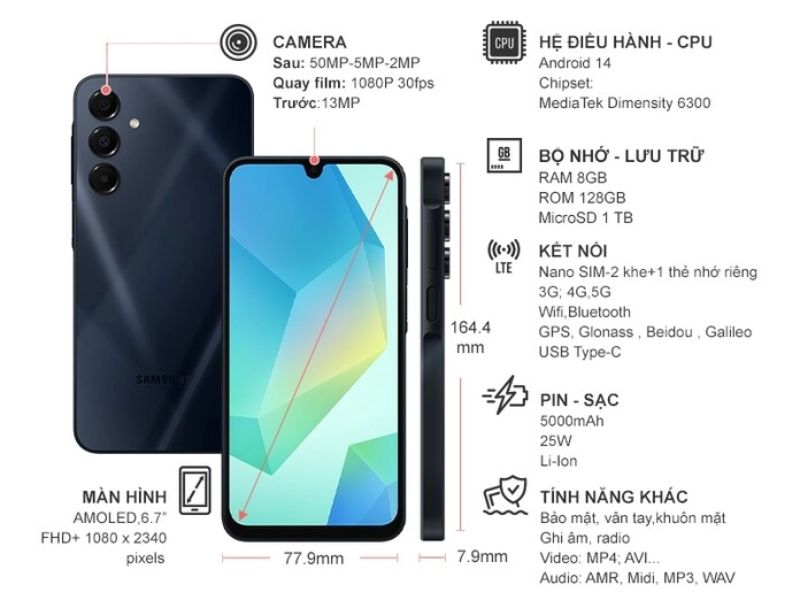 Điện thoại Samsung Galaxy A06 5G