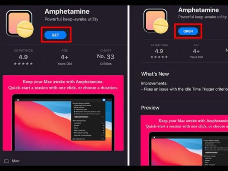 Sử dụng ứng dụng Amphetamine