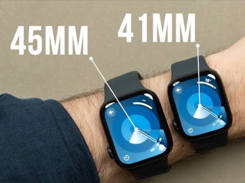 Apple Watch 41mm vs 45mm (Series 9)