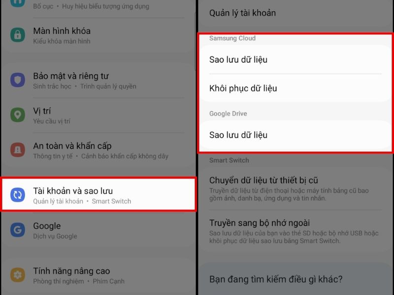 Sao lưu toàn bộ dữ liệu trên điện thoại Android