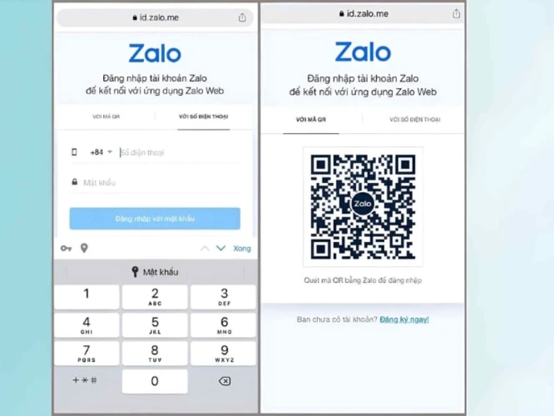 đăng nhập 2 Zalo trên iPhone