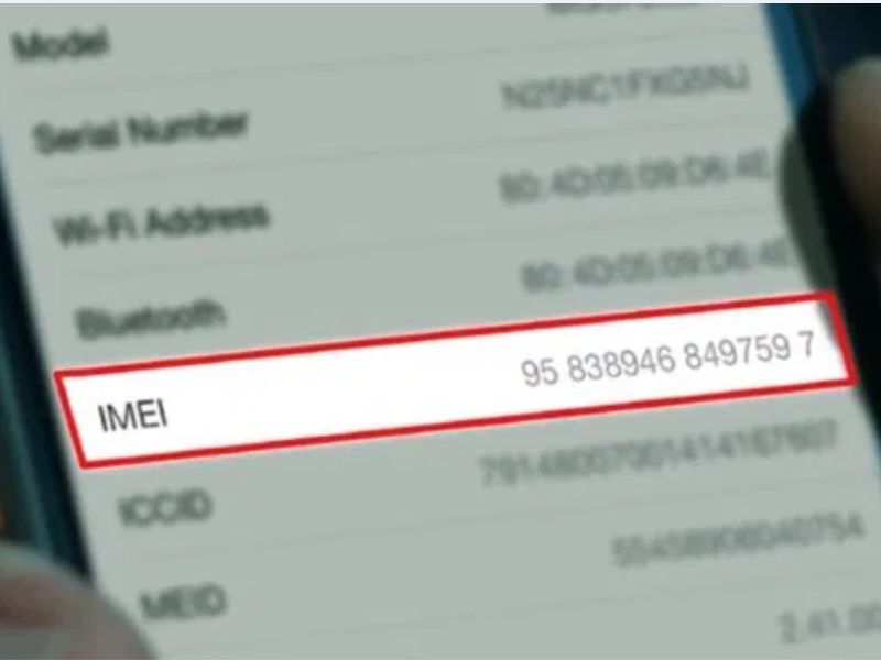 Lấy số IMEI của thiết bị