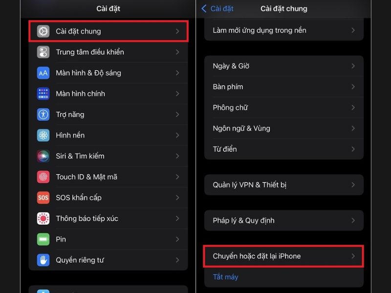  Kiểm tra iCloud ẩn bằng cách khôi phục máy