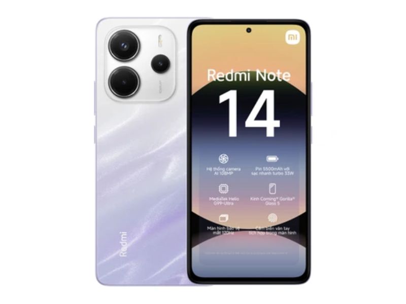Redmi Note 14 4G – Hiệu năng ổn định, thương hiệu mạnh