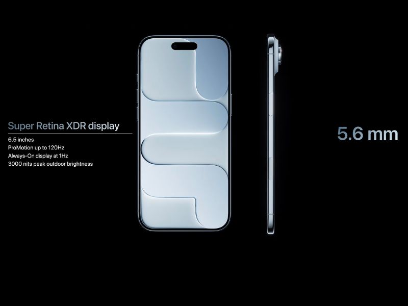 Độ mỏng iPhone Air