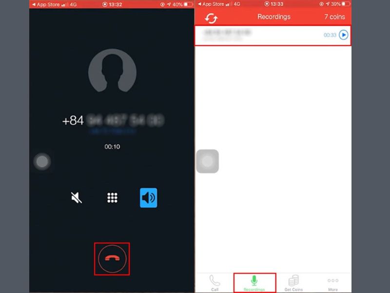 Ghi âm cuộc gọi trên iPhone bằng ứng dụng Call Recorder 