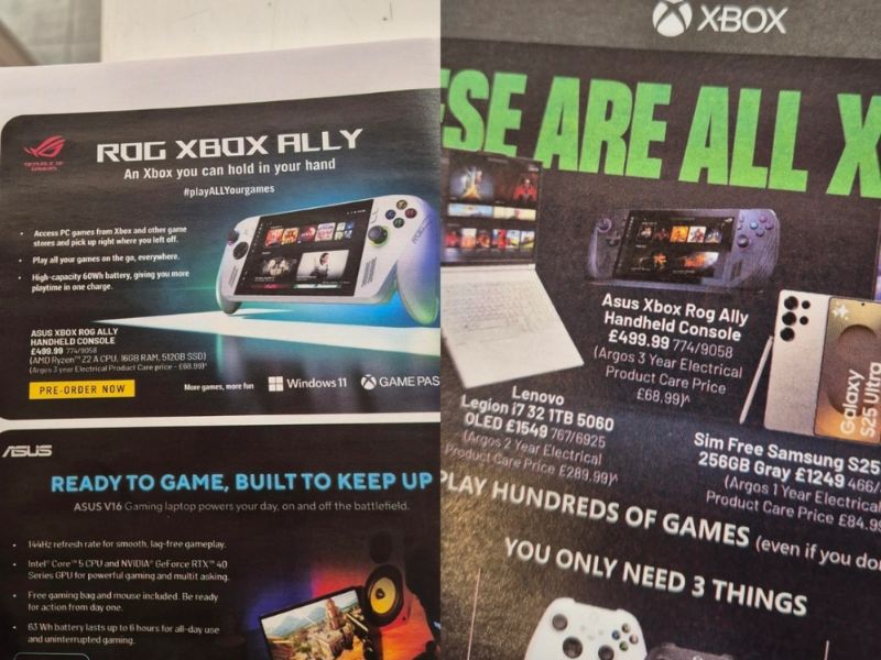 Giá ROG Xbox Ally rò rỉ