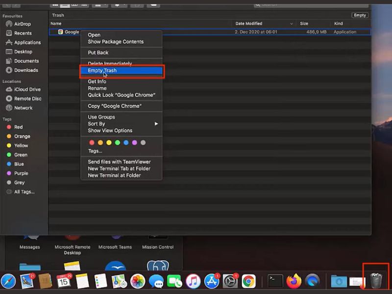 ách gỡ Chrome khỏi Macbook khi không còn nhu cầu