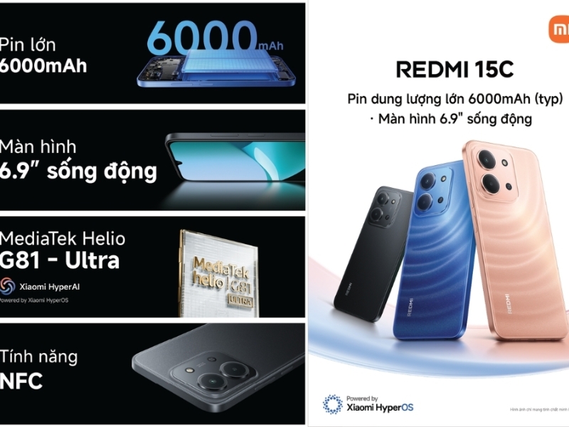 Hiệu năng  Xiaomi Redmi 15C