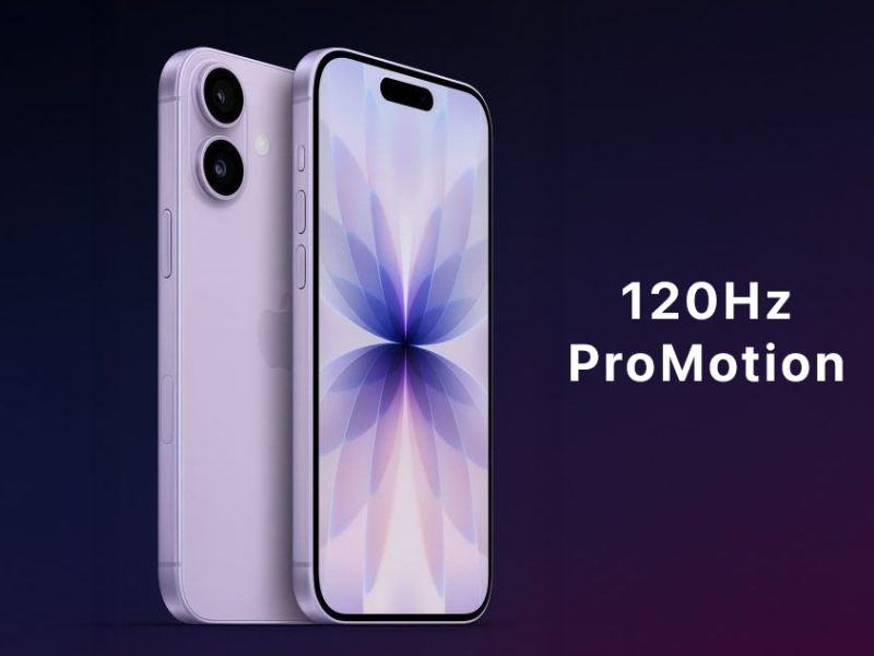 iPhone 17 màn 120hz