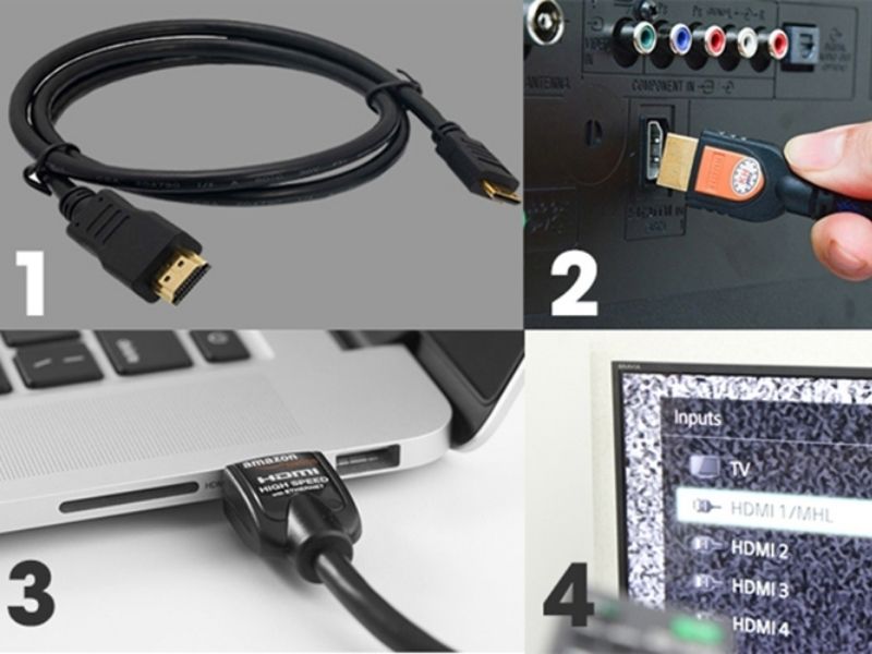 Trường hợp Macbook đã có sẵn cổng HDMI