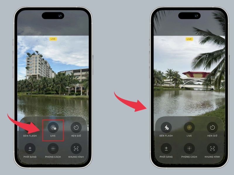 Cách bật live photo trên iPhone 17 Pro Max