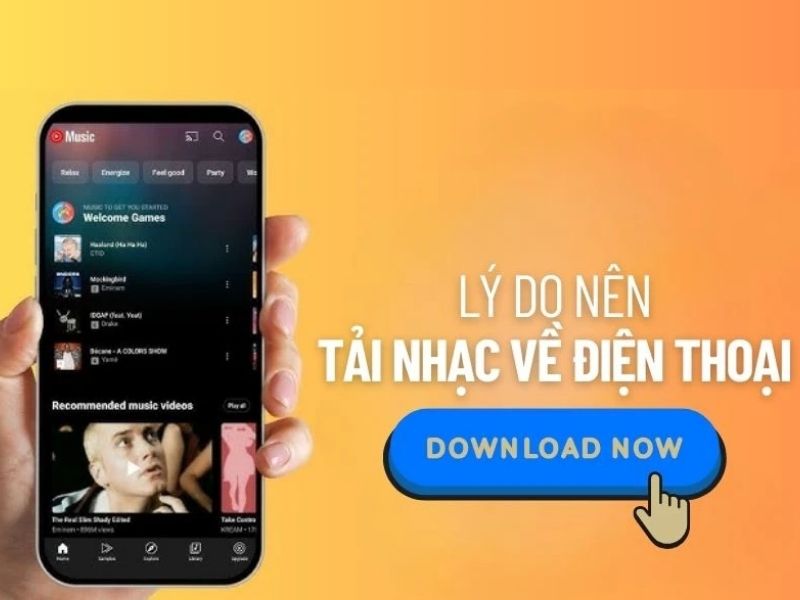 Vì sao nên tải nhạc miễn phí về điện thoại?